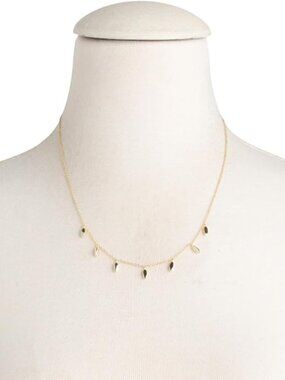 Kendra Scott Jaimee 14k Gold over Brass Delicate Dangle Charm Strand Necklace